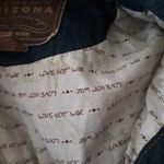 Arizona Jeans Y2K Arizona Jean Co Distressed Denim Crop Jeans Jacket Womens Medium Gorpcore Photo 9