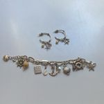 Brighton  Starfish Hoop Earrings with Pearl Accent and‎ Beads Dangle Photo 1