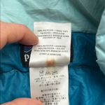 Patagonia  Womens Down Sweater Vest Medium Light Blue Puffer Photo 5