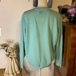 Hasting & Smith  Blue Embroidered Butterfly Sweatshirt Photo 4