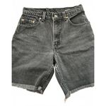 Levi's Women’s Black Denim Cut-Off Shorts - Junior Size 7S Photo 0