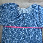 EMERSON FRY Pablo Flowers Frances Blouse Medium Blue Photo 9
