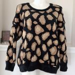 Michael Kors  Crewneck Soft Dark Camel Sweater Fur Velour-Blend Size XXL NWT $155 Photo 4