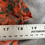 Madewell  Amari Twist Detail Floral Blouse Sunset Haze Size 10 Photo 5