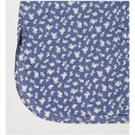 Uniqlo Cotton Silk Long-Sleeve Tunic in Blue Floral Photo 3