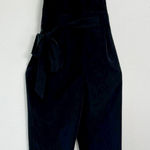 EXPRESS  Sleeveless Jumpsuit Back Zip Black Size Zero Belted Casual Classic‎ 90's Photo 0