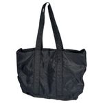 Lauren Ralph Lauren Monogram Black Nylon Multi Pocket Tote Shoulder Bag Photo 1