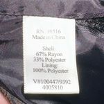 Coldwater Creek Petite Skirt Brown Floral Crinkle Midi A-Line Stretch Waist PM Photo 5