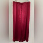 Lafayette 148 New York Scarlet Red Satin Wide Photo 2