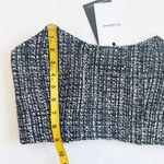 En Saison black and white tweed crop top Photo 11