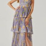 ASTR THE LABEL Zaida Dress Lilac Yellow size Large Photo 2