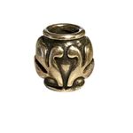 Pandora Sterling Silver ALE Charm Bracelet Bead Vintage Floral Openwork Design Photo 1