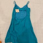 superdown NWT “Micah” Adjustable-Strap Mini Dress • Teal Blue • Cut-Out Back Photo 3