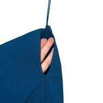 Likely Driggs One Shoulder Strapless Midi Dress In Cerulean Blue Teal Photo 5