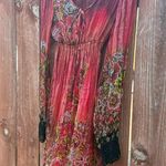 Muse Silk & Metallic Floral Bohemian Long Photo 1