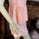 Alice + Olivia  PEACH AND CREAM TIERED TWEED MINI DRESS (6) Photo 5