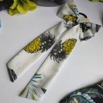6 Tropical Pineapple Print Bow Hair Ties New Pink Photo 5