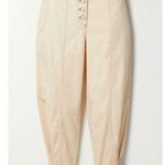 Ulla Johnson Kingston high-waisted tie ankles Jeans in Cream Photo 0