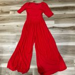 West Kei Stitch Fix  Red Short Sleeve Knit Jumpsuit Women’s XS Photo 1