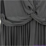 Eloquii NEW  black Knot Front Pleated Skirt Dress, plus size 18‎ Photo 11