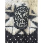 Rossignol‎ Sweater 1/4 Zip Mohair Blend Black White XL Women Nordic Stretch Ski Photo 12