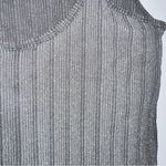 Noisy May NWOT  Cora Lurex Deep Back Unitard (Juniors) Metallic Silver - M/L Photo 2