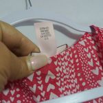 Victoria's Secret  Red Heart Tie Waist Tunic Top Cover Up Caftan Size OS Photo 6