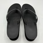 Rainbow Sandals Rainbows Women Sandals Black Swarovski Crystal Wedge Flip Flops XL 8.5-9.5 NEW Photo 8