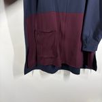 Ruti Navy Blue & Burgundy Long Sleeve Dress Size 5 or US L/XL Photo 6