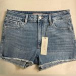 Just USA NWT  Jean Blue Shorts Size 28 Raw Hem Photo 11