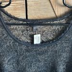 NWT Soma Women’s Lace Camisole Medium Black Short Sleeve Sheer Top Angelcore Photo 1