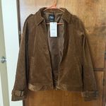 ZARA TABBED CORDUROY BOMBER JACKET - NWT Photo 2