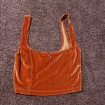 Urban Outfitters  Velvet Burnt Orange Tank Top Photo 0