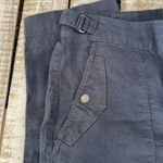 Athleta Voyager Linen Pant Size 10 Navy New NWT Photo 1