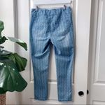 Soft Surroundings  Floral Print Denim Crop Pants Small 4-6 Photo 5