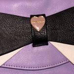 Betsey Johnson Purple and Black Floral Backpack EUC. No wear Photo 1