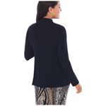 Chico's  Travelers Collection Classic Petite Military Jacket Slinky Blue 1 Photo 11