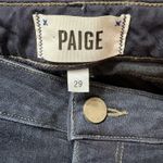 Paige  Jeans Womens 29 Manhattan Dark Blue Indigo Wash Bootcut Stretch Denim Photo 8