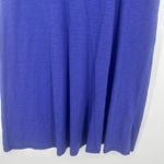 Habitat  Blue Midi Shirt Dress Minimalist Lagenlook Pocket Short Sleeve Size XL Photo 7