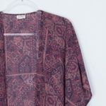 Mason & Belle Womens Open Front Kimono Size M Tassels Hippie Aztec Southwestern Photo 3