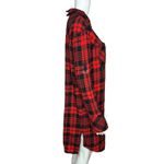 Only  Dress Women Small Red Black‎ Plaid Ivy Shirt True Streetwear Grunge Punk Photo 1