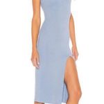 Revolve Blue Bodycon Midi Dress Photo 1