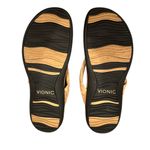 Vionic BELLA II TOE POST GOLD CORK TAN BOW FRONT SANDAL 9.5 Photo 4