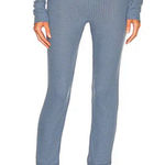 Revolve Privacy Please Charlotte Pants Jogger Waffle in Blue Sz S Photo 0