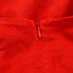 Forever 21  red flirty retro short linen romper with adjustable straps NWT medium Photo 5