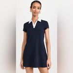 Splits59  Polo Airweight Mini Polo Dress Country Club Preppy Athleisure Indigo Sm Photo 2