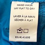 Ramy Brook  Charlie Halter Top Size S NWT Tropical Blue Pleated Hem Photo 7