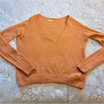 Free People  Gossamer Alpaca Wool Blend Oversized Sweater Terracotta Sz M 🧡 Photo 8