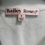 Bailey Rose TShirt Womens Size Small White Butterfly Print Short‎ Sleeve Tee Photo 4
