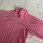 Lilly Pulitzer pink and white stripe shirt M Photo 1